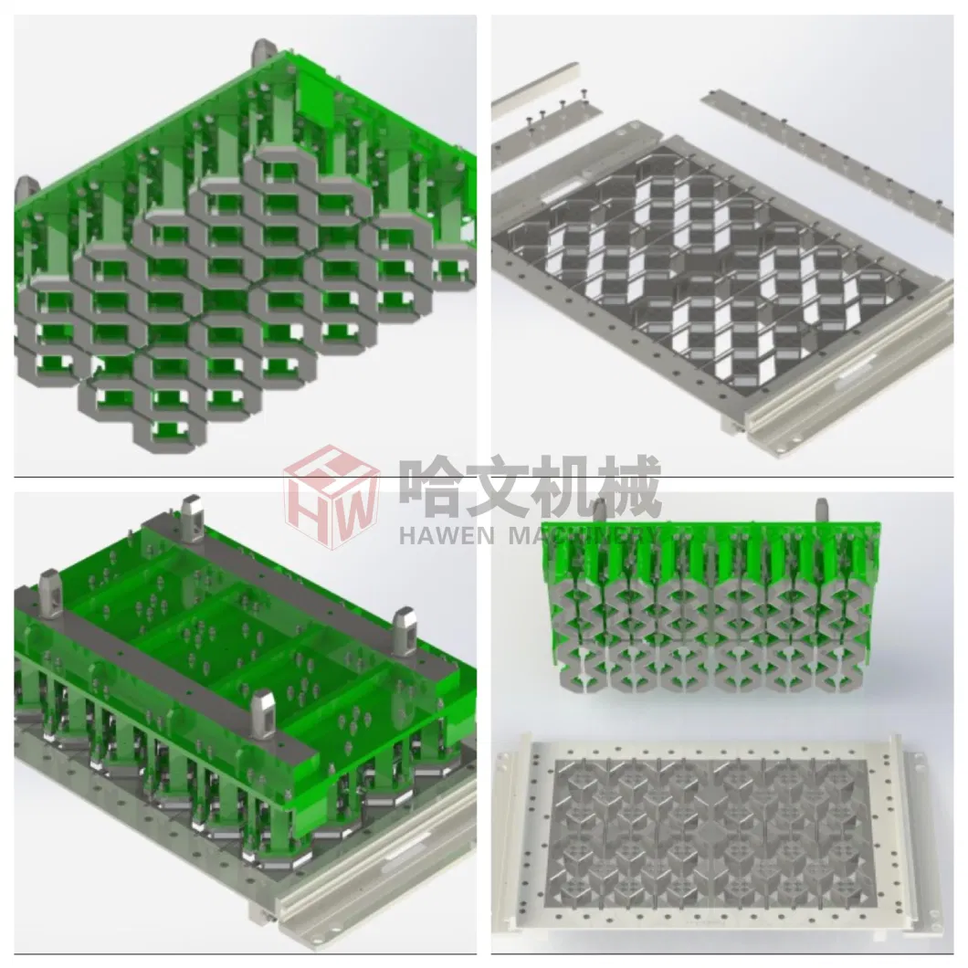 Concrete Hollow Block Brick Paver and Curbstone Mould for Turkey Block Machine